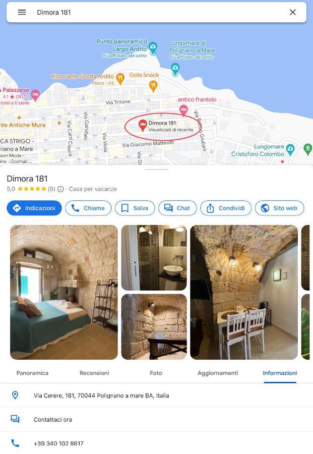 Dimora 181 Villa Polignano a Mare Bagian luar foto